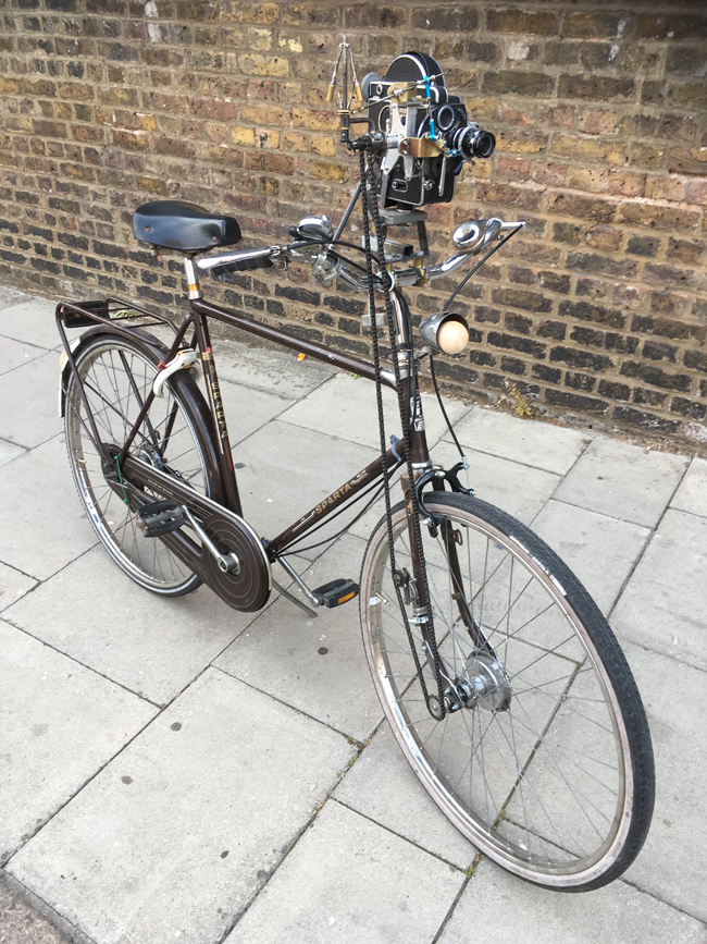 Bike powered camera